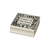 gedoneerd in Memory Bookplate Rubberstempel (Stempel)