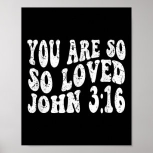 Gedoopt in Christus 2025 Katholieke doop Jezus God Poster