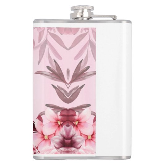 Gedoopte naam Datum God zegene u Custom Heupfles (Achterkant)