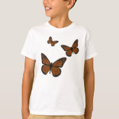 Gedopt Shirt van Monarch-Kind en Baby-licht (Voorkant)