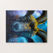 Gedopte geit legpuzzel (Horizontaal)