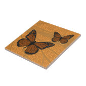 Gedopte zwarte Tegel Tegeltje (Zijkant)