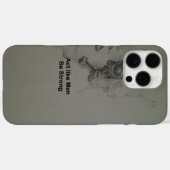 Gedraag je als Mannen, wees sterk Case-Mate iPhone Case (Achterkant (horizontaal))