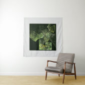 Gedraaide Balans Fractale Geometrie Licht Abstract Wandkleed (In Situ (horizontaal))