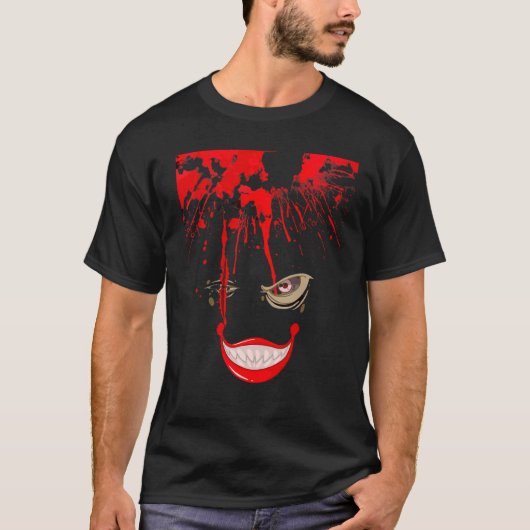 gedraaide clown t-shirt (Voorkant)