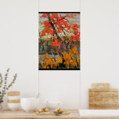 Gedraaide esdoorn, kunstschilderij poster (Keuken)