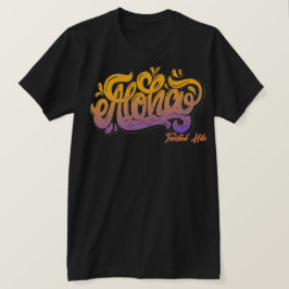 GEDRAAIDE HILO ALOHA MEERKLEURIG T-SHIRT