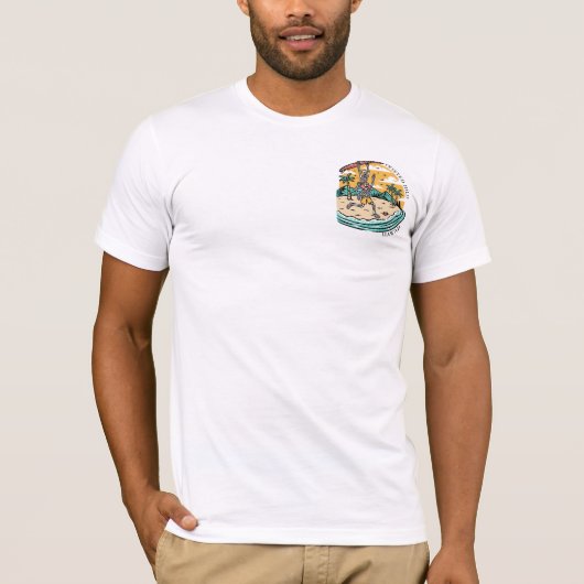 Gedraaide HILO MAKE WAVES T-SHIRT (Voorkant)