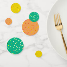 Gedraaide Stipspiraal Driekleurige Confetti (YGO)