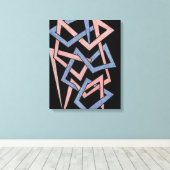 Gedraaide tinten canvas afdruk (Insitu (Houten vloer))