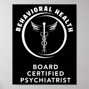 Gedrag- en Geestelijke Gezondheid Board-gecertific Poster
