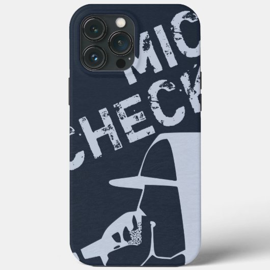 GEDRAG IN HOODIE RAPPING OP DE MIC CHECK Case-Mate iPhone CASE (Achterkant)