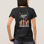 Gedrag is communicatie autisme t-shirt (Achterkant)