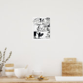 Gedrag is de Waarheid 12 x 16 Poster (Keuken)