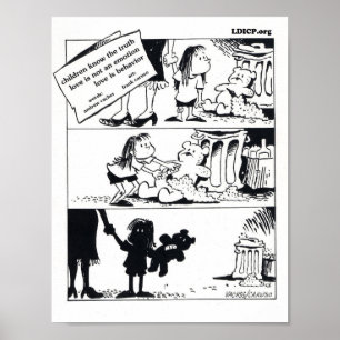 Gedrag is de waarheidsgetrouwe 8,5 x 11 afdrukken poster