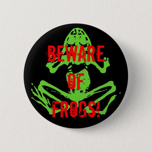 GEDRAG VAN DE FROGS! RONDE BUTTON 5,7 CM (Voorkant)