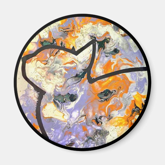 gedrag van een koninginnenkat magneet (Voorkant)