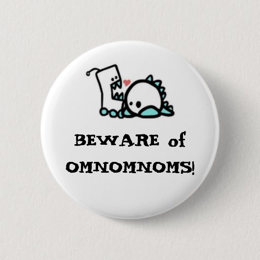 GEDRAG VAN OMNOMEN! RONDE BUTTON 5,7 CM (Voorkant)