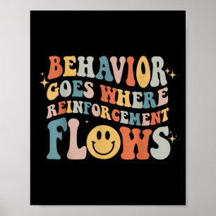 Gedrag waar versterking autisme Awa stroomt Poster