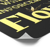 Gedrag waarbij de versterking stroomt poster (Hoek)