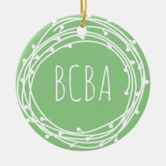 gedragsanalist, bcba, bcba gift, bcba ornament, keramisch ornament