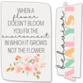 gedragsanalist, geschenk ABA, ABA-stickers, Sticker (Voorkant)