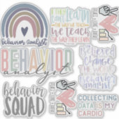 Gedragsanalist Stickers, ABA stickers, ABA Sticker (Voorkant)