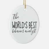 Gedragsanalyse, BCBA, ABA, gedragstechnologie, Keramisch Ornament (Rechts)