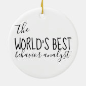 Gedragsanalyse, BCBA, ABA, gedragstechnologie, Keramisch Ornament (Achterkant)