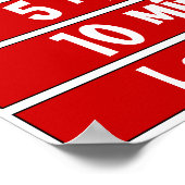 Gedragschijn Poster (Hoek)