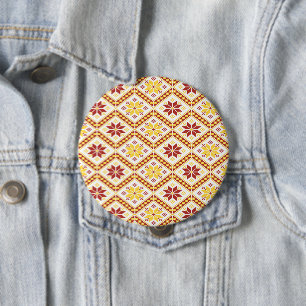 Gedragscode van het weefsel ronde button 4,0 cm