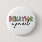 Gedragspad | Gedrag Therapist ABA Therapist Ronde Button 5,7 Cm (Voorkant)