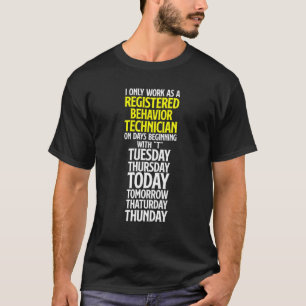 Gedragstechnicus Gedragstechniek RBT 1 T-shirt