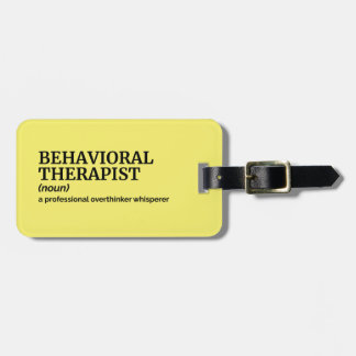 Gedragstherapeut Bag Label Definition Bagagelabel