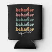 Gedragstherapeut bij Retro Behavior Squad Blikjeskoeler (Achterkant)