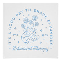 Gedragstherapie therapeut blauw esthetisch