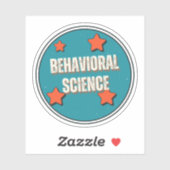 Gedragswetenschap Sticker (Vel)
