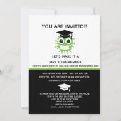 Gedreven door afstudeerfeest Coronavirus Aankondiging (Achterkant)