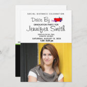 Gedreven door afstudeerfeest Coronavirus Aankondiging (Voorkant / Achterkant)