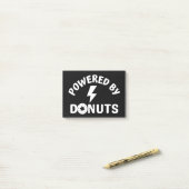 gedreven door donuts post-it® notes (Op bureau)
