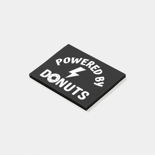 gedreven door donuts post-it® notes (Schuin)