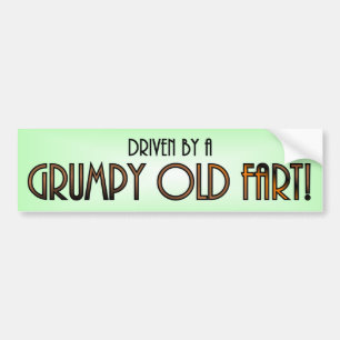 Gedreven door een Grumpy Old Fart Bumpersticker
