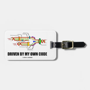 Gedreven door mijn eigen code (DNA-replicatie) Bagagelabel