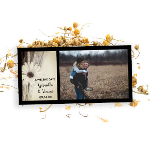 Gedroogd Boerderij Wheat Country Wedding Save the Save The Date