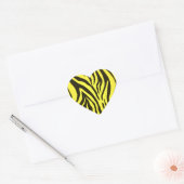 Gedroogd pringspatroon voor zebra hart sticker (Envelop)