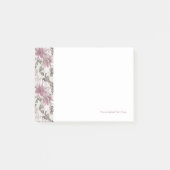 Gedroogd Roze Hibiscus Flowers Patroon Post-it® Notes (Voorkant)
