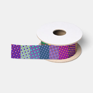 Gedroogd Stripes Patroon gekleurd + uw ideeën Lint