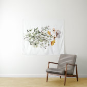 Gedroogd Wildflower boeket Wandkleed (In Situ (horizontaal))