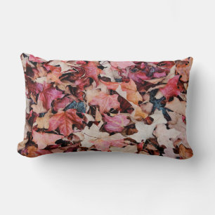 Gedroogde bladeren kussen