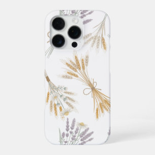Gedroogde Bloemen Boeket Kamille Lavendel Tarwe iPhone 16 Pro Hoesje